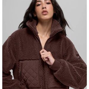 Alo Brown Sherpa Jacket